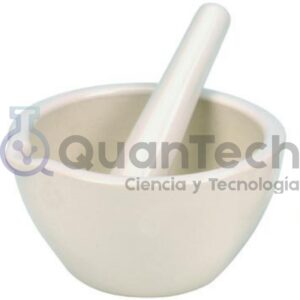 MORTERO DE PORCELANA CON PISTILO - 10 CM