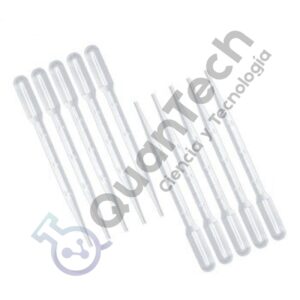 PIPETA PASTEUR PLASTICA 3 ML BOLSA DE 100 U