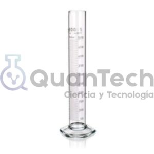 PROBETA DE VIDRIO GRADUADA 500ML