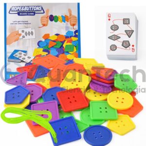 JUEGO DIDACTICO "BOTONES PARA ENHEBRAR"