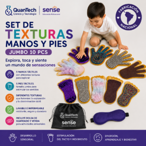SET DE TEXTURAS "MANOS Y PIES JUMBO" 10 PCS