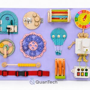 PANEL SENSORIAL MONTESSORI PSICOMOTRICIDAD 60X40CM