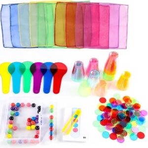 SET SENSORIAL TRANSPARENTE 138 PCS