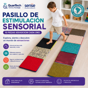 PASILLO DE ESTIMULACION 10 PIEZAS 45X45X3CM CADA UNO