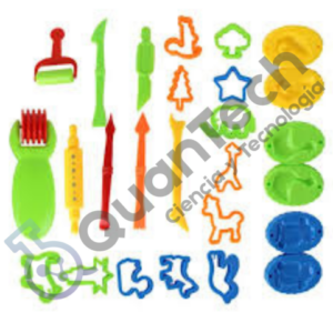 SET DE MOLDES PARA CORTAR PLASTICINA 26 PIEZAS