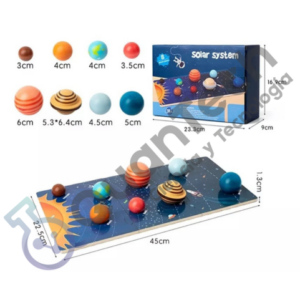 ROMPECABEZAS DE MADERAS DE PLANETAS 23,5*17*9 CM