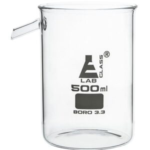 RECIPIENTE DE DESPLAZAMIENTO DE VIDRIO 500ML