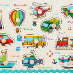 TABLERO DE ENCAJE MEDIOS DE TRANSPORTES