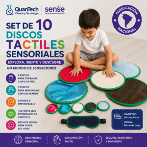 SET DE 10 DISCOS TACTILES SENSORIALES