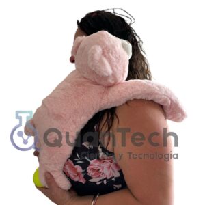 PELUCHE SENSORIAL DE PESO OSO ROSA