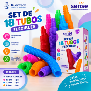 SET DE 18 TUBOS FLEXIBLES
