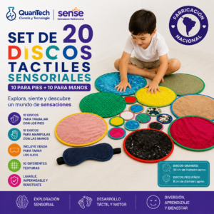SET DE DISCOS TACTILES SENSORIALES 20 PCS