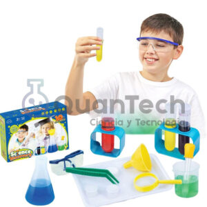 KIT DE QUIMICA 12 PCS 10 EXPERIMENTOS PARA NIÑOS