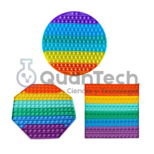 SET 3 POP IT COLORES Y FORMAS 20 cm