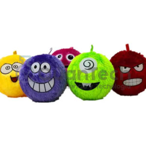 KIT DE 5 PELOTAS EMOCIONES PELUDAS