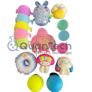 SET SENSORIAL SQUISHY 12 PCS ANTIESTRES 10