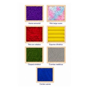 PISTA SENSORIAL DE 6 TEXTURAS EN MADERA