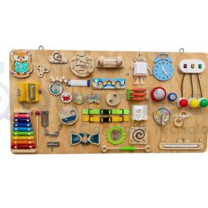 PANEL SENSORIAL MONTESSORI PSICOMOTRICIDAD 120x60cm