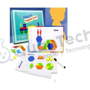 Juego de bloques magnéticos con patrones 140 PCS