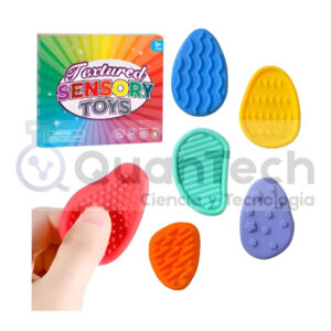 SET 6 PIEDRAS SENSORIALES ANTIESTRES CON TEXTURAS