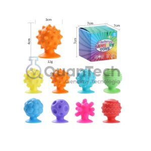 SET 6 VENTOSAS SENSORIALES TEXTURIZADA ANTIESTRES