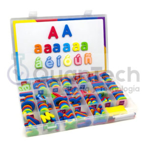 PIZARRA MAGNETICA CON LETRAS Y NUMEROS 262 PCS