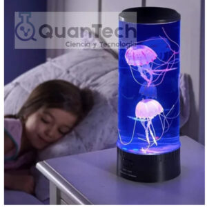 LAMPARA DE MEDUZAS CON LUZ 30 CM