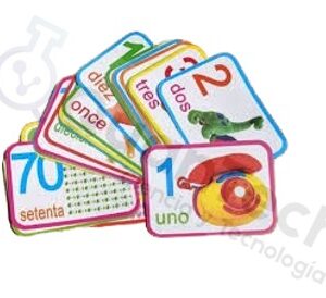 FLASH CARD NUMEROS EN ESPAÑOL