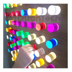 PANEL LED CON 121 BLOQUES DE COLORES