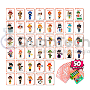 TARJETAS FLASH CARD PROFESIONES Y OFICIOS