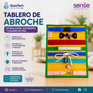 TABLERO DE ABROCHE MONTESSORI
